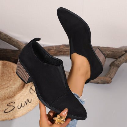 Women's Comfortable slip-on Ankle Boots