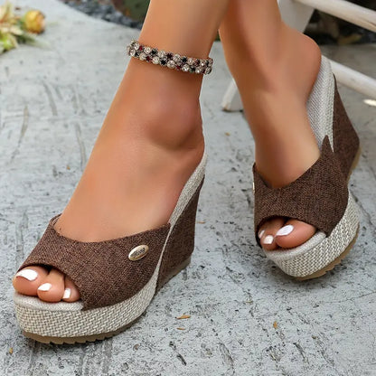Women's Stylish Comfortable Espadrille Slip-On Sandals