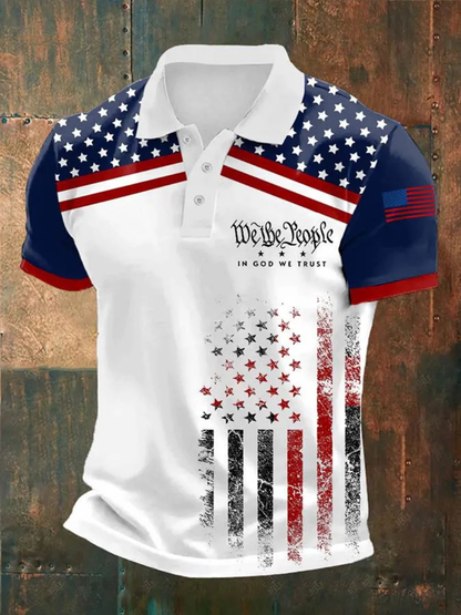 Men's 250th Anniversary Printed Polo Shirt