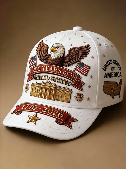 Unisex Retro 250th Anniversary Printed Hat