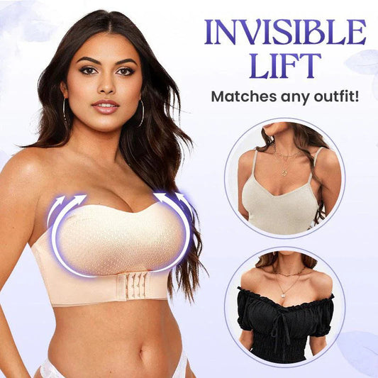 PerfectPushTM – Trägerloser Push-up-BH mit Frontverschluss | 50% Rabatt
