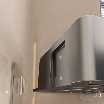 No-Drill Bathroom Corner Shelf