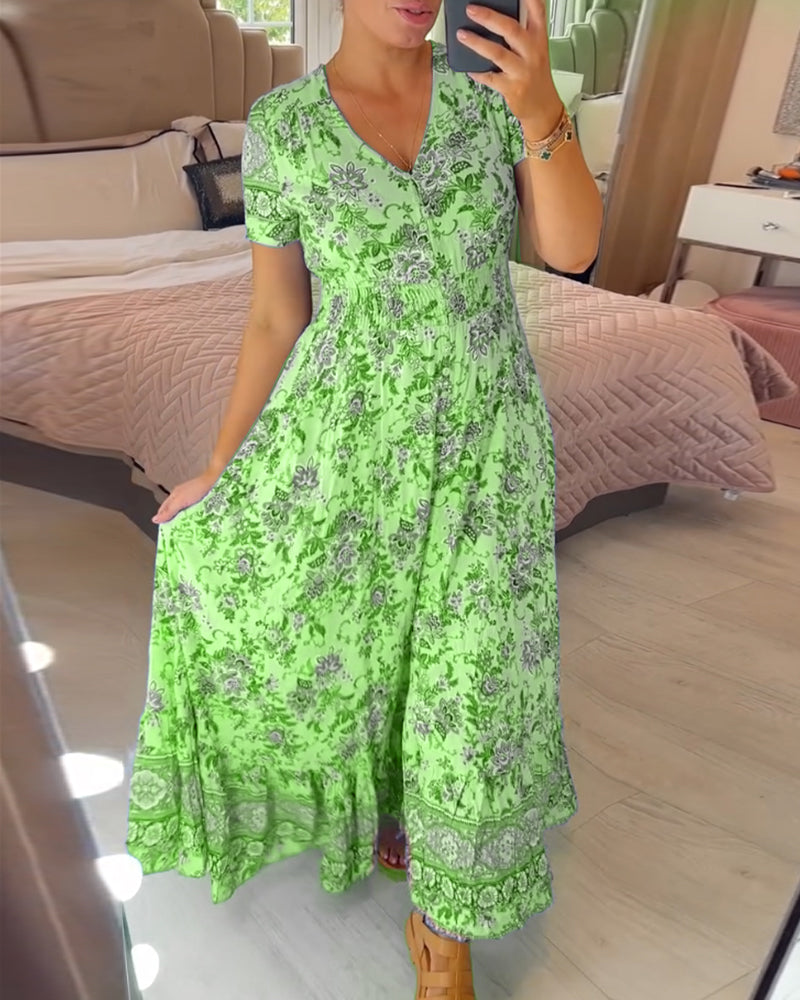 FLORAL PATTERN DRESS