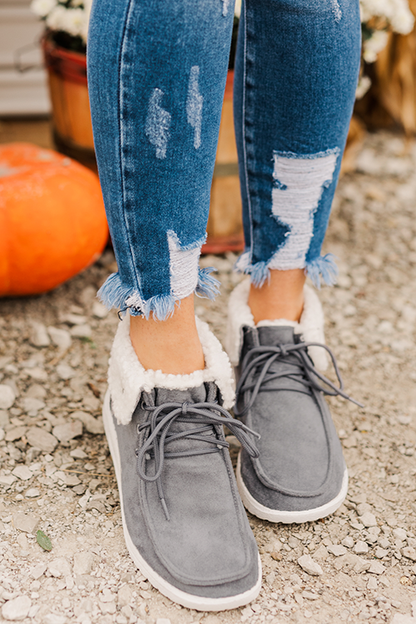 Gypsy Jazz Odeme Sherpa Cuffed Sneaker