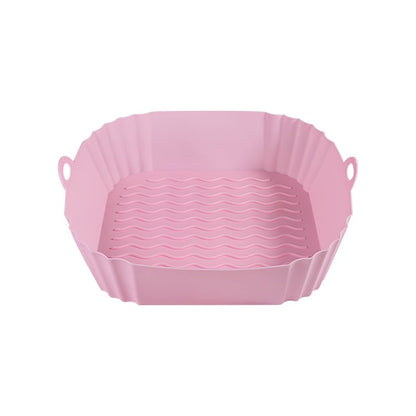 🔥 Square Silicone Reusable Cooking Basket Insert