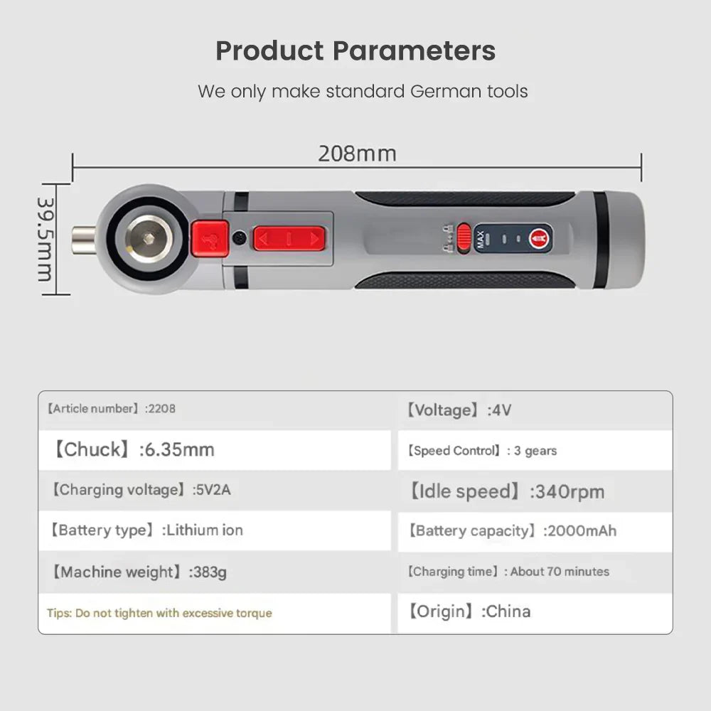 Mini Cordless Electric Screwdriver Kit – Power Up Anywhere