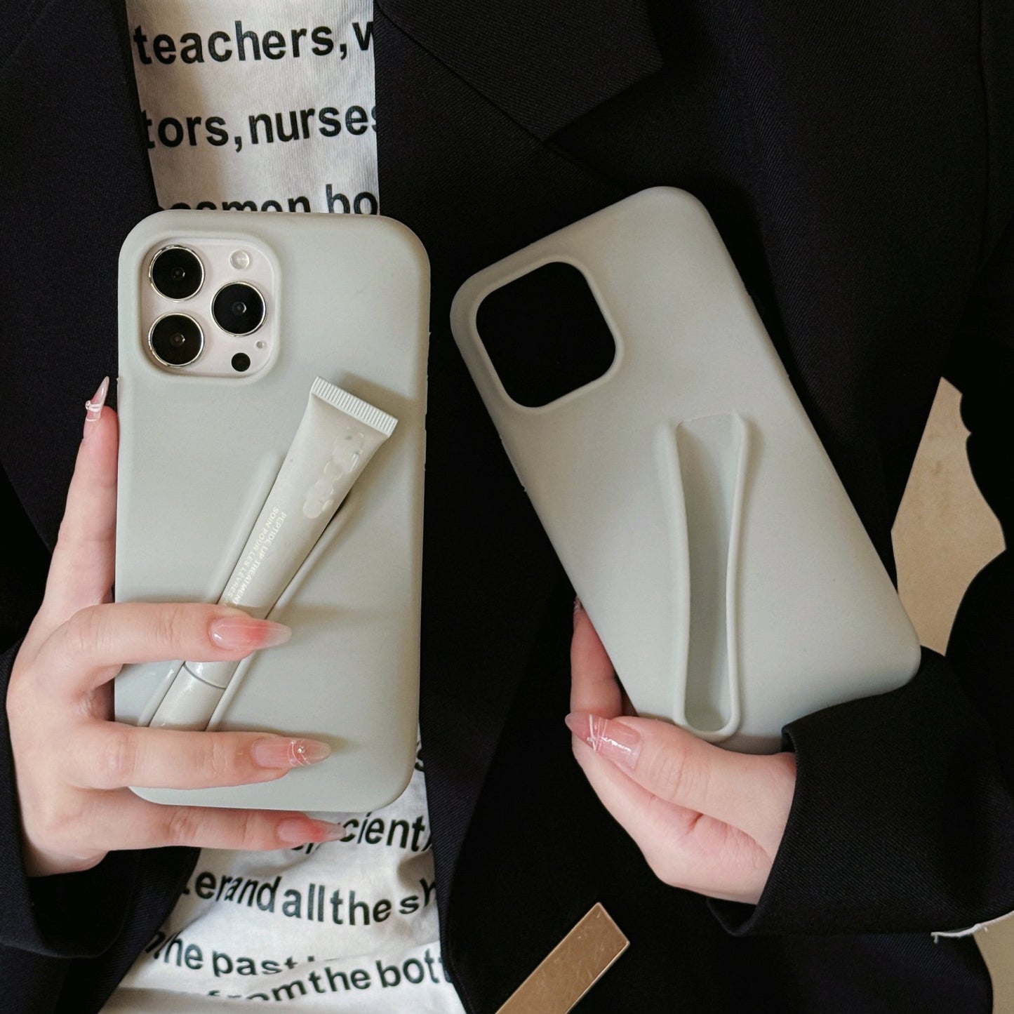 Lip gloss holder phonecase For Iphone
