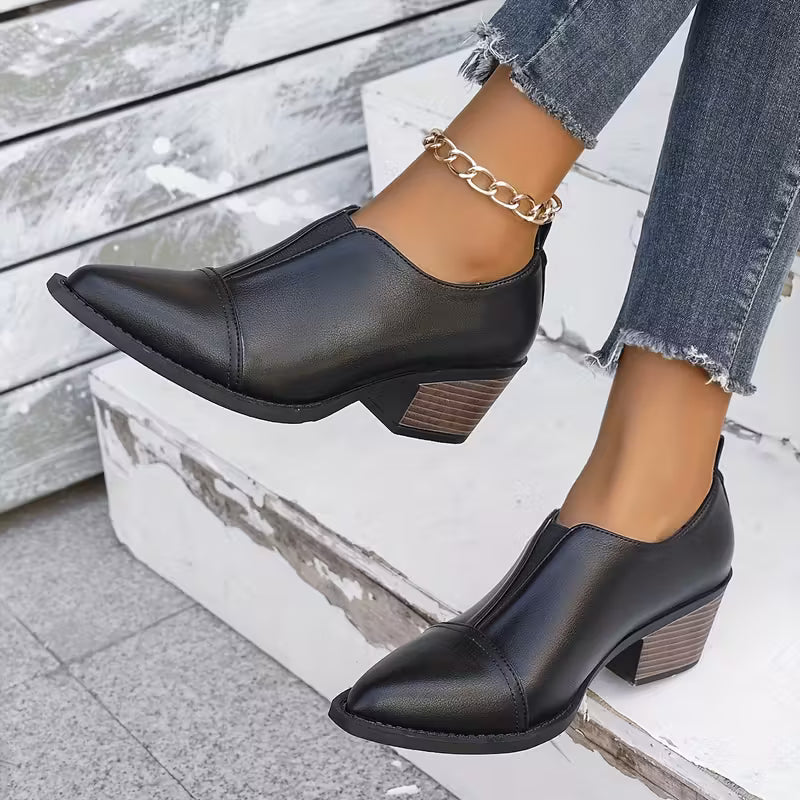 Women's Comfortable slip-on Ankle Boots