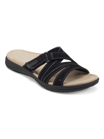 Leather Soft Footbed Orthopedic Arch-Support Slippers