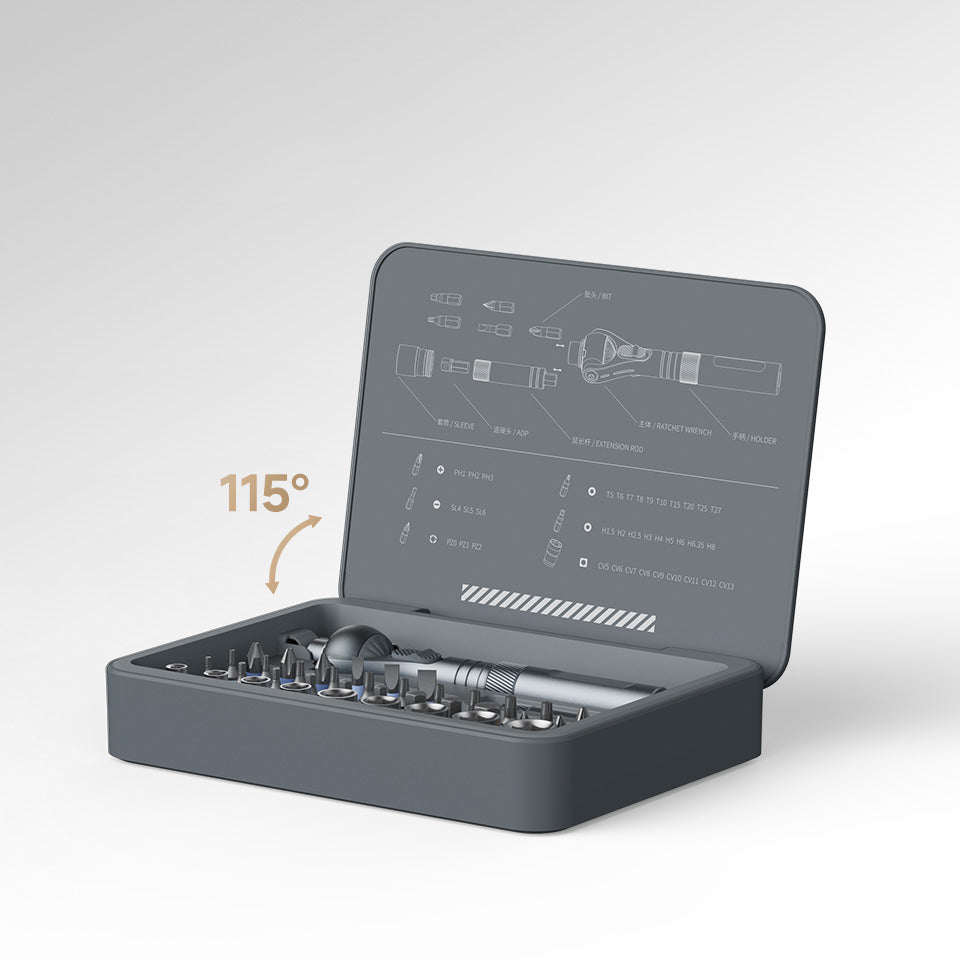 RS2 Multi-Function Ratchet Screwdriver Set household 40-In-1 Multi-Purpose High Hardness Tool Set