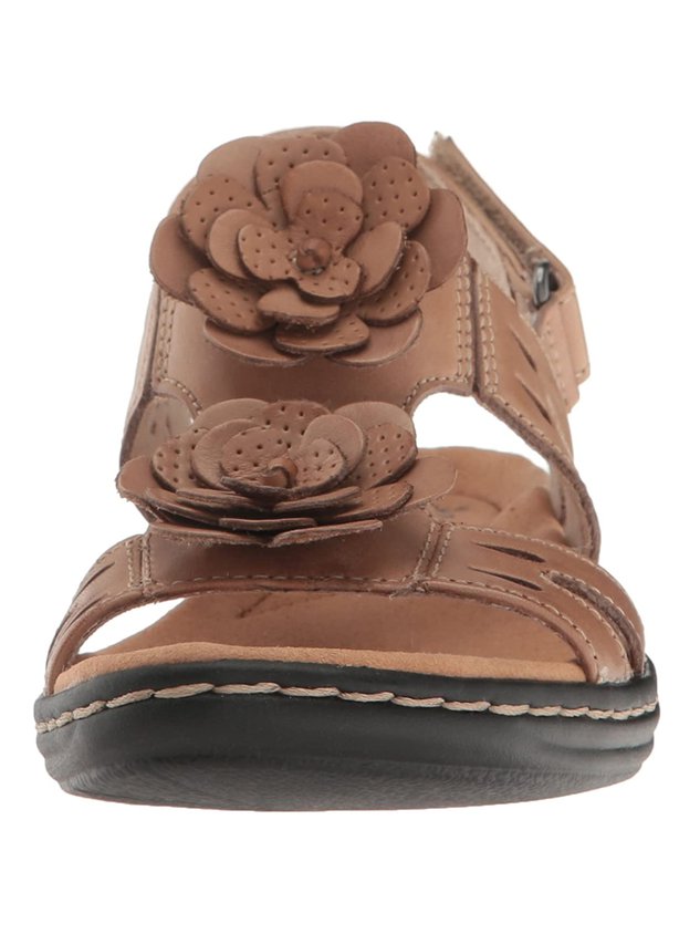 3D Floral Hollow Breathable Casual Velcro Sandals