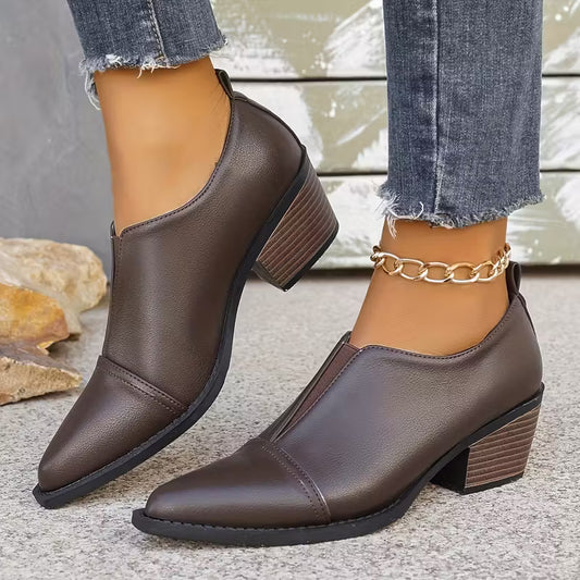 Women's Comfortable slip-on Ankle Boots