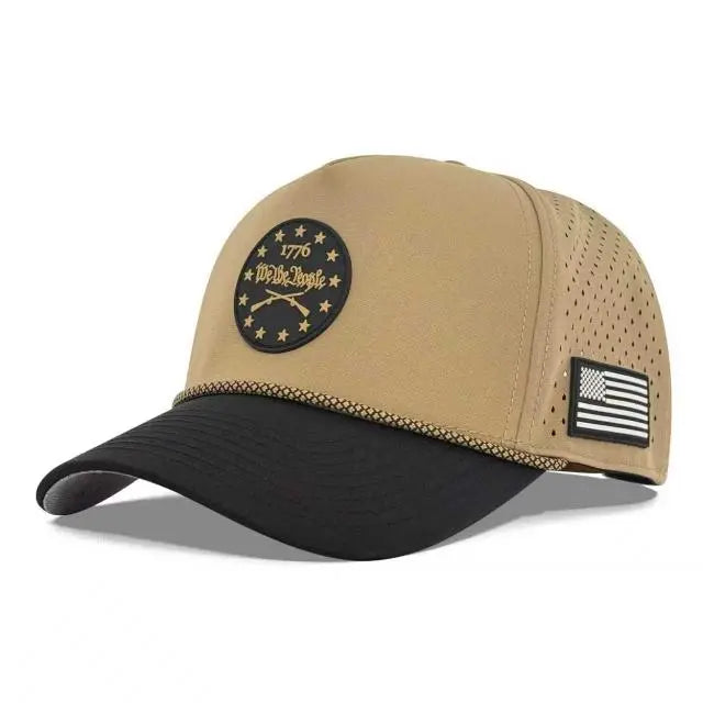 Curves and Clubs American Golf Hat - USA FLAG HAT - ONE SIZE FITS ALL GOLF HAT