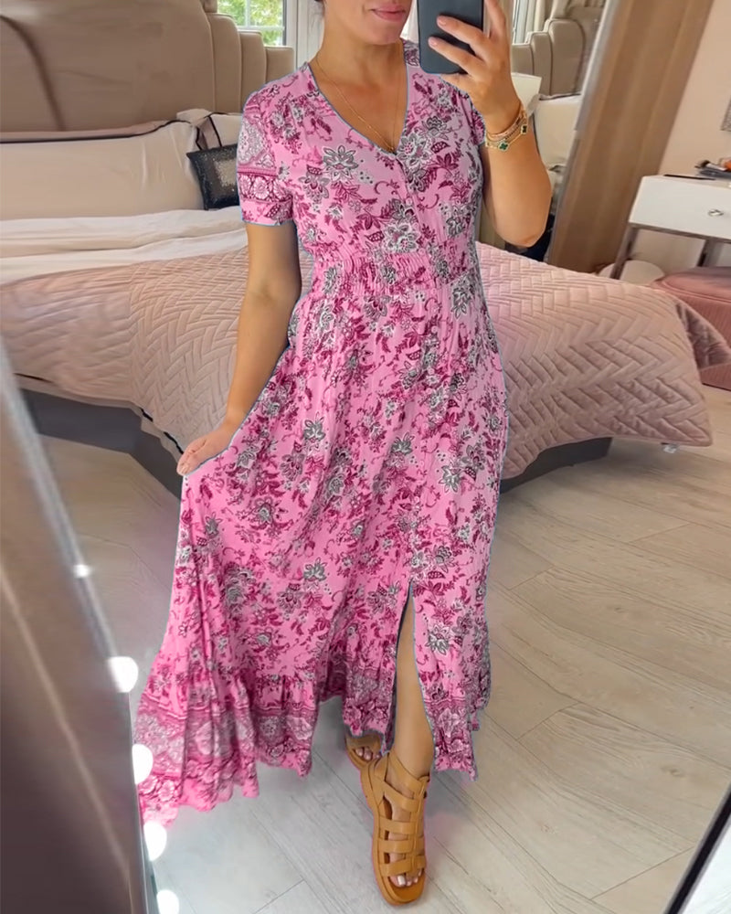 FLORAL PATTERN DRESS