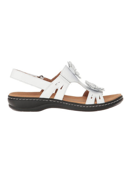 3D Floral Hollow Breathable Casual Velcro Sandals