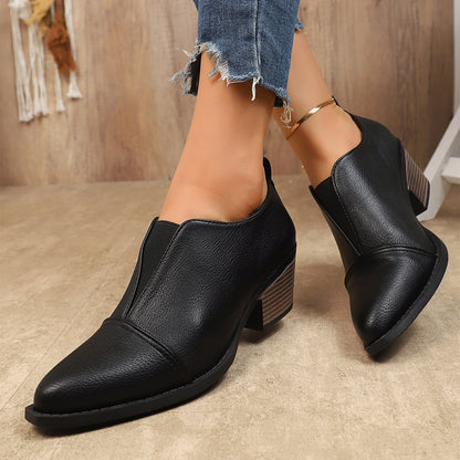 Women's Comfortable slip-on Ankle Boots