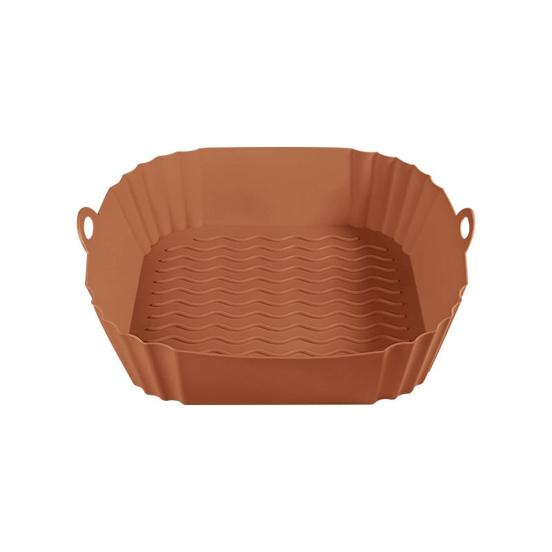 🔥 Square Silicone Reusable Cooking Basket Insert