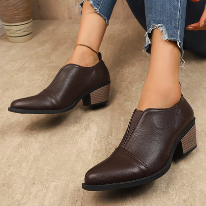 Women's Comfortable slip-on Ankle Boots