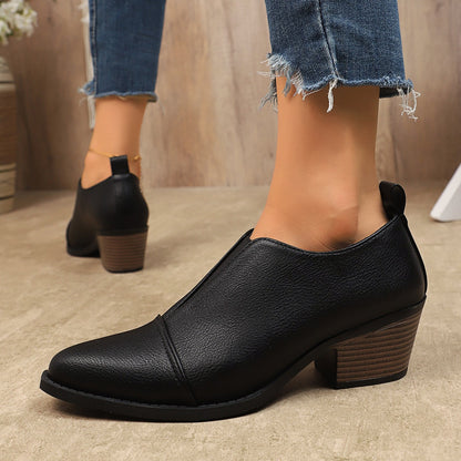 Women's Comfortable slip-on Ankle Boots