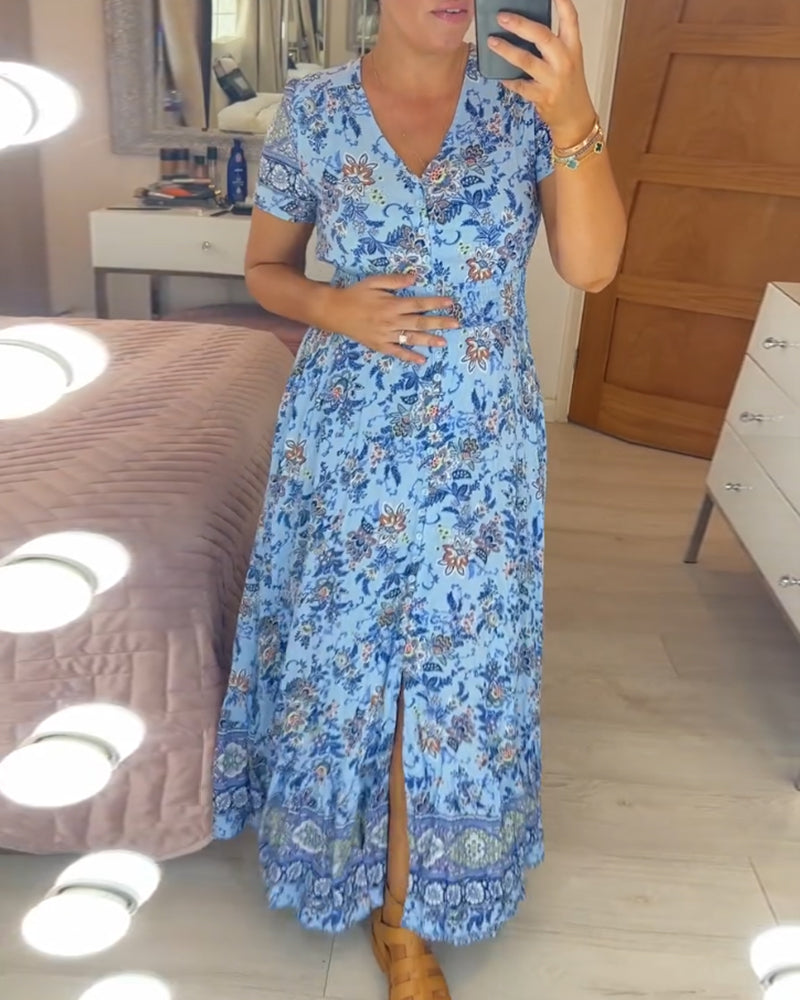 FLORAL PATTERN DRESS