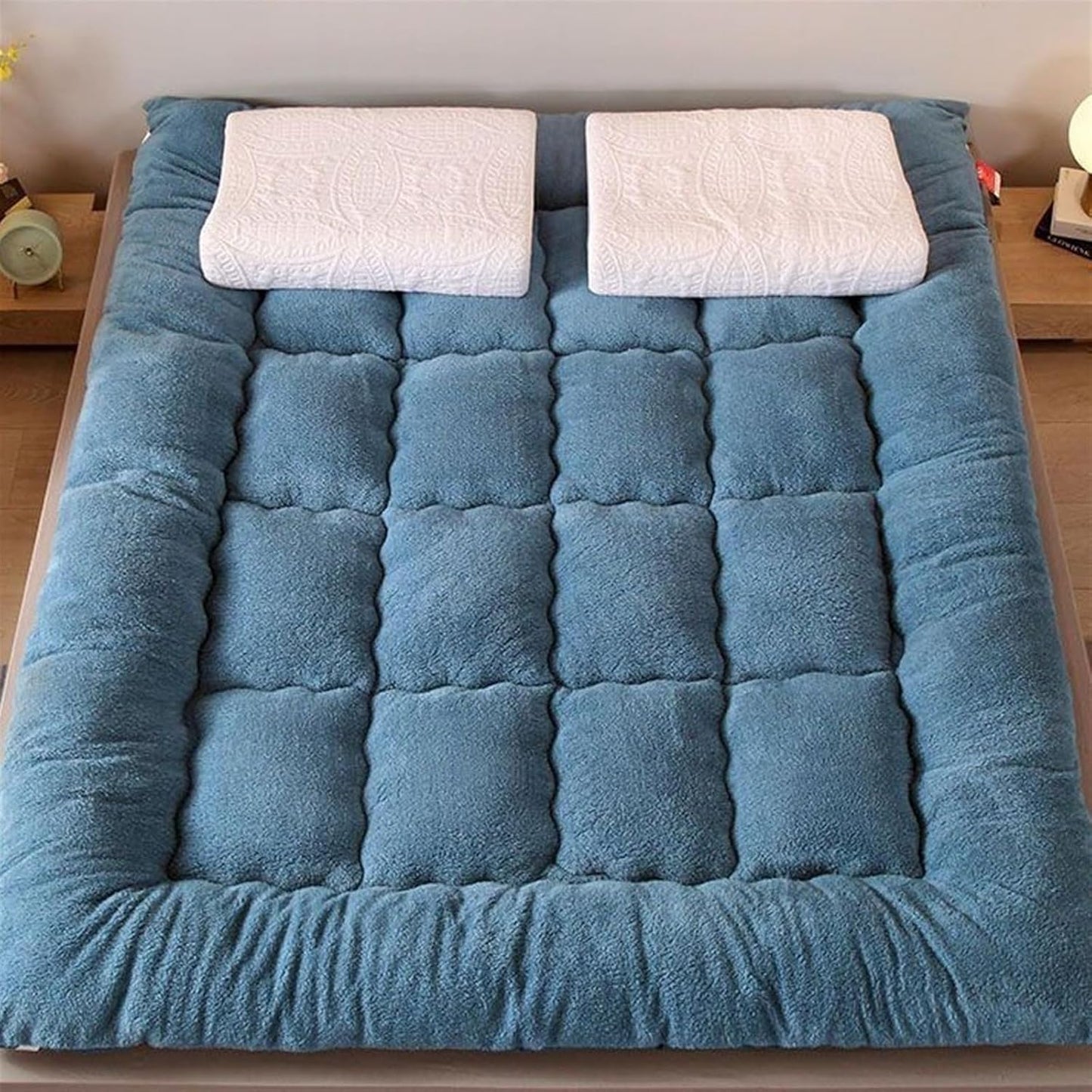 Folding Roll Up Mattress Sleeping Pad, Camping Portable Mattress, Sofa Bed Mattress, Double Plush Single Twin Mattress