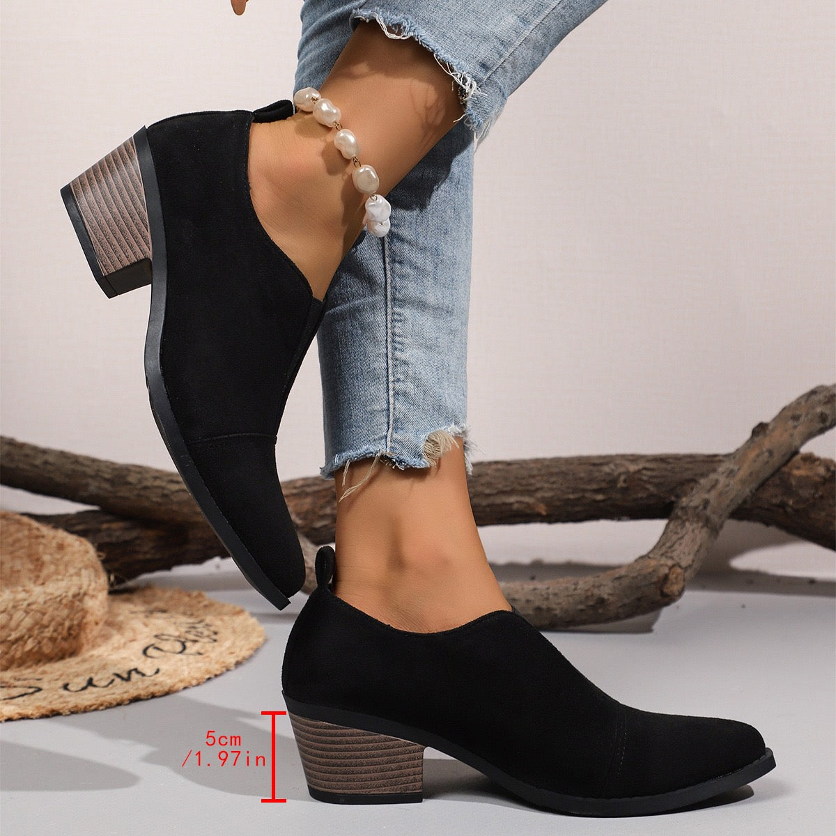 Women's Comfortable slip-on Ankle Boots