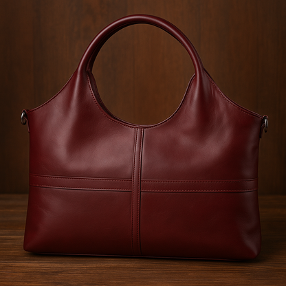 Elegant Leather Women's Crossbody Shoulder Bag