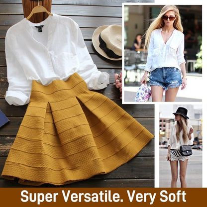 Casual Linen-Cotton Blouse