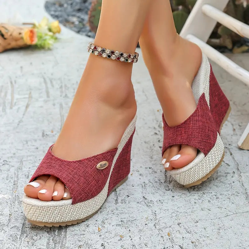 Women's Stylish Comfortable Espadrille Slip-On Sandals