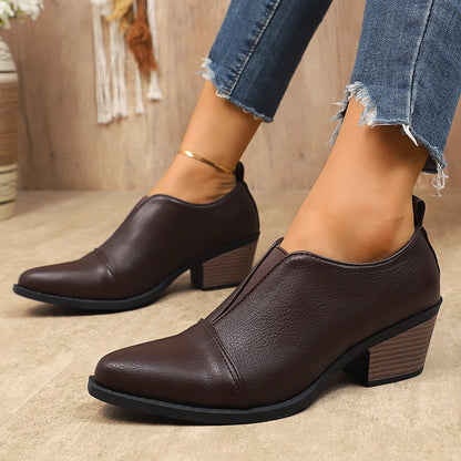 Women's Comfortable slip-on Ankle Boots