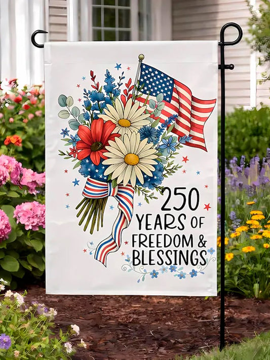 America 250th Anniversary Garden Flag
