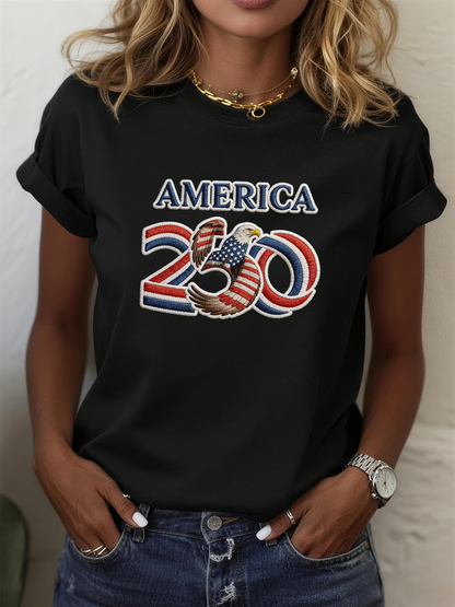Women's U.S. 250th Anniversary Crew Neck Short-Sleeve T-Shirt