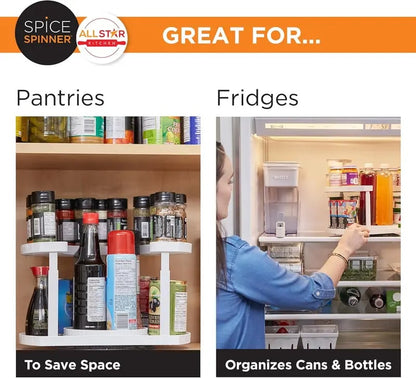 The Spice Spinner: Declutter Your Kitchen in Seconds, Find Every Spice in a Spin! 🧂