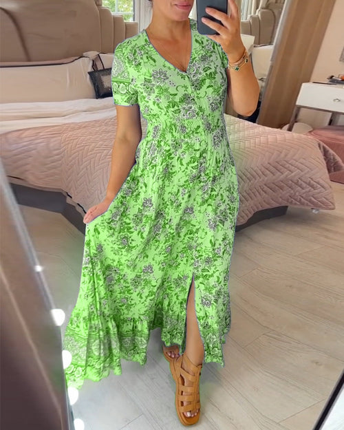 FLORAL PATTERN DRESS