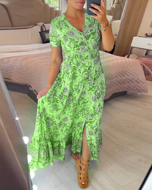 FLORAL PATTERN DRESS