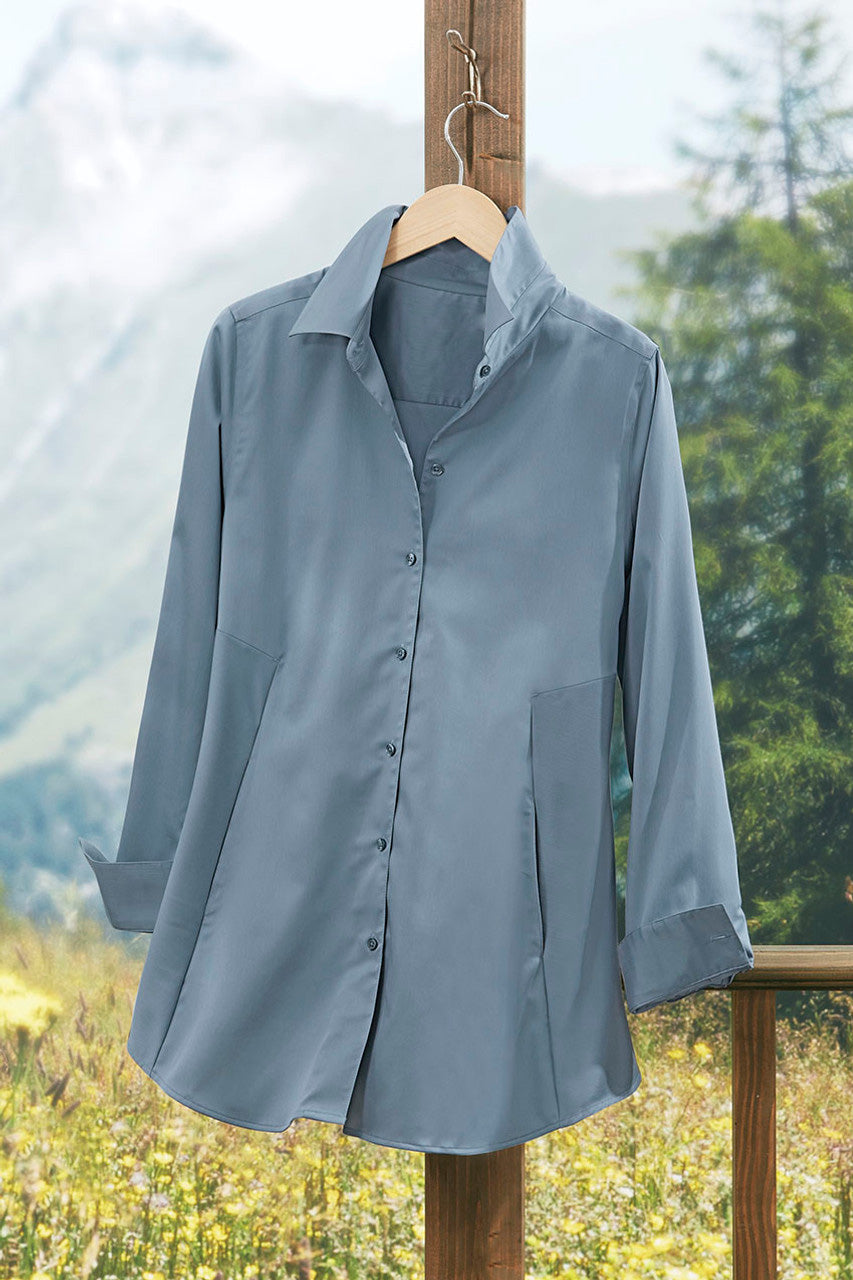 Easy Care Seamed Popover Tunic