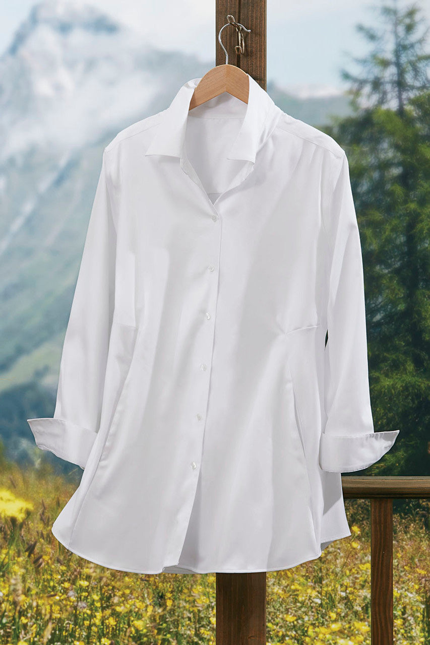 Easy Care Seamed Popover Tunic