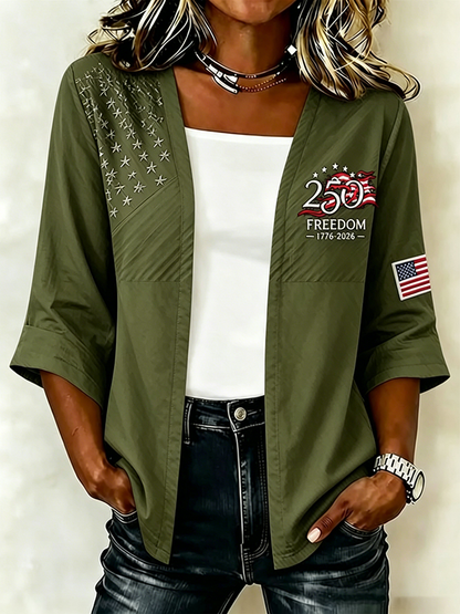 Women'S 250th Anniversary of the United States Patriotic Cardigan