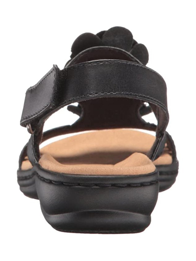 3D Floral Hollow Breathable Casual Velcro Sandals