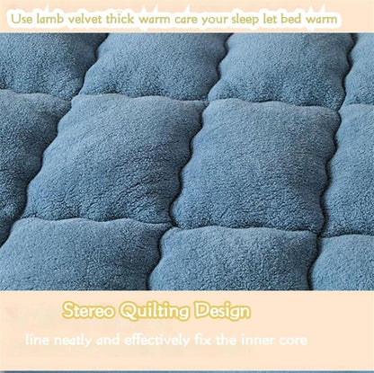 Folding Roll Up Mattress Sleeping Pad, Camping Portable Mattress, Sofa Bed Mattress, Double Plush Single Twin Mattress