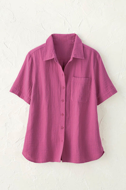 Summer Breeze Gauze Camp Shirt