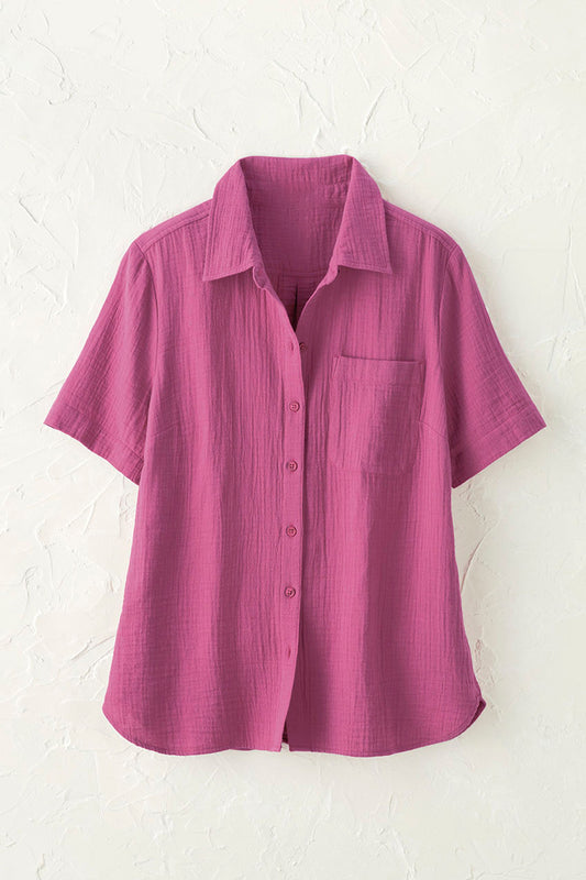 Summer Breeze Gauze Camp Shirt